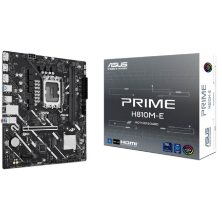 Tarjeta Madre Asus Prime H810M-E Micro-ATX 1851 128GB 2xDDR5 HDMI/DP 2xM.2 2