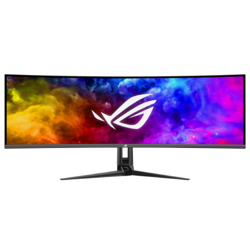Monitor Asus Curvo Gamer ROG Swift OLED PG49WCD 49" QD OLED 5120x1440 144Hz 0.03ms GTG HDMI DP USB C FreeSync G Syn