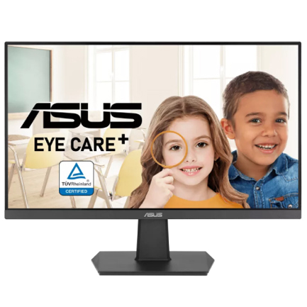 Monitor Led Asus 23.8" (VA24EHF) Eye Care 1920x1080 100Hz IPS HDMI Adaptative Sync Negro