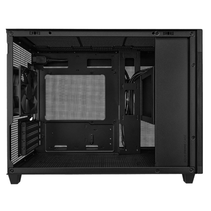 Gabinete Asus PRIME AP201 Black Paneles de Malla Micro ATX Negro