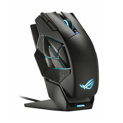 Mouse Gamer Asus P707 ROG Spatha X Ergonomico 19.000 DPI Inalambrico/Alambrico Color Negro 2