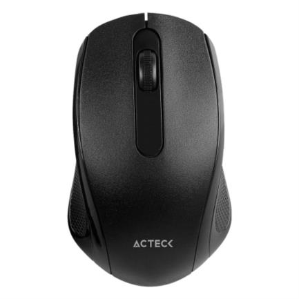 Mouse Estandar Acteck Optimize MI240 Inalambrico 2.4Ghz de 1600 DPI 2 Botones Essential Series Negro 2