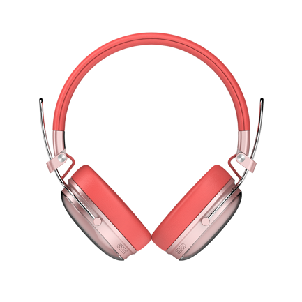 Audífonos Inalámbricos Acteck Over Ear Luxe Chic HP710 Recargables Elite Salmon 3