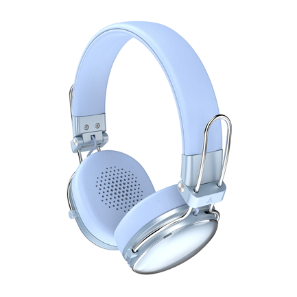 Audífonos Inalámbricos Acteck Over Ear Luxe Chic HP710 Elite Azul 5