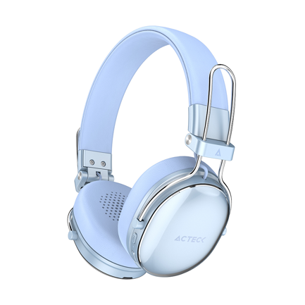 Audífonos Inalámbricos Acteck Over Ear Luxe Chic HP710 Elite Azul 6