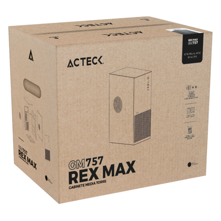 Gabinete Acteck Media Torre Rex Max GM757 Negro 6