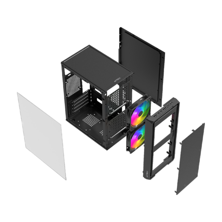 Gabinete Acteck Mini Torre Doom Ultra Mesh GI750M / Negro 5