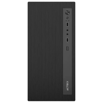 Gabinete Mini Torre Acteck Zareth GI210F M ATX con fuente 500W dos USB metalico negro 2