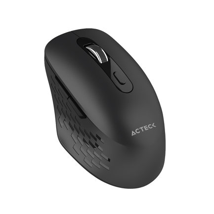 Mouse Inalámbrico Acteck Optimize Flow MI480/2.4GHz/Hasta 1600DPI Negro