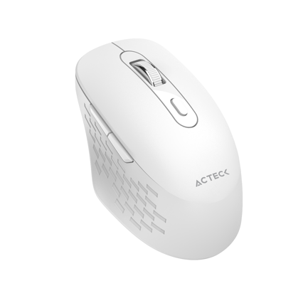 Mouse Inalámbrico Acteck  Optimize Flow MI480/2.4GHz/Hasta 1600DPI Blanco