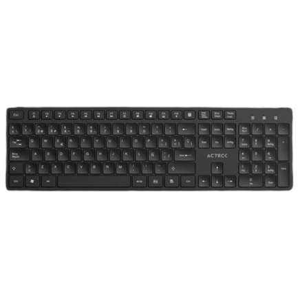 Teclado Acteck Inalámbrico Vantage Aero TI555 / Elite Negro 3