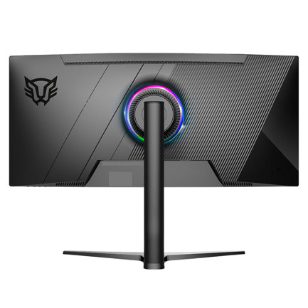 Monitor Acteck 34" Gaming Curvo VA 165Hz 1ms PIP+PBP F-Sync G-Sync HDR 2xHDMI 2.1+2xDP1.4+3.5mm RGB VESA75mm Ne