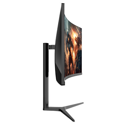 Monitor Acteck 34" Gaming Curvo VA 165Hz 1ms PIP+PBP F-Sync G-Sync HDR 2xHDMI 2.1+2xDP1.4+3.5mm RGB VESA75mm Ne 3