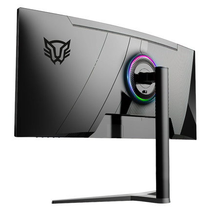 Monitor Acteck 34" Gaming Curvo VA 165Hz 1ms PIP+PBP F-Sync G-Sync HDR 2xHDMI 2.1+2xDP1.4+3.5mm RGB VESA75mm Ne 4