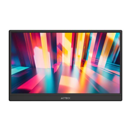 Monitor Acteck 15.6" Portatil Plano IPS LP15Y FHD 60Hz MiniHDMI Base Ajustable Elite Negro 7