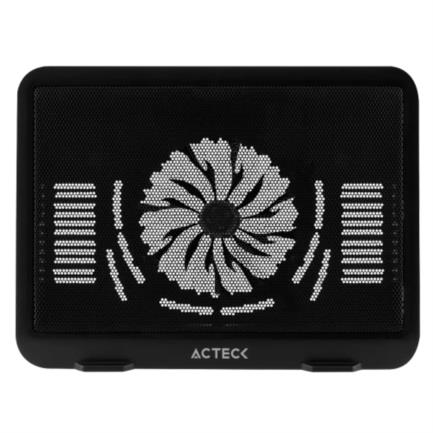 Base enfriadora acteck ictus laptop de 15 pulgadas/1 ventilador/color negro/ac-929080
