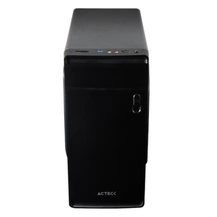 Gabinete acteck delta gi230 micro torre con fuente 500w micro atx/mini itx usb 3.0 color negro