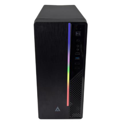 Gabinete acteck ultron x gi445 micro torre con fuente 500w micro atx/mini itx rgb usb 3.0 color negro