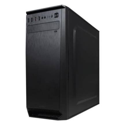 Gabinete acteck turín gm270 media torre con fuente 500w atx/micro atx/mini itx usb color negro