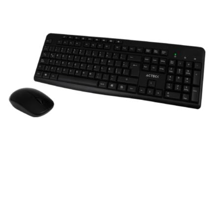 Kit Teclado y Mouse Inalámbrico Acteck Creator MK450 2.4Ghz 1200dpi Color Negro 2