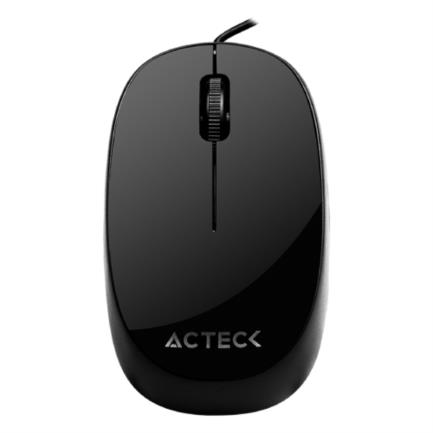 Mouse alambrico acteck entry 110/optico/usb/1200 dpi/color negro/ac-928847