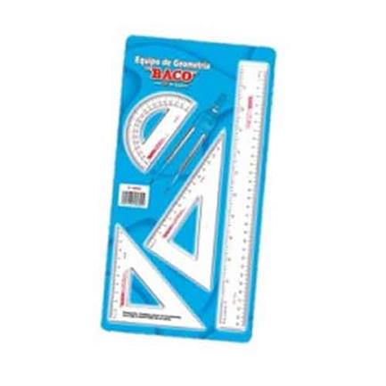 Equipo de geometria baco 5050 flexible c/compas c-600