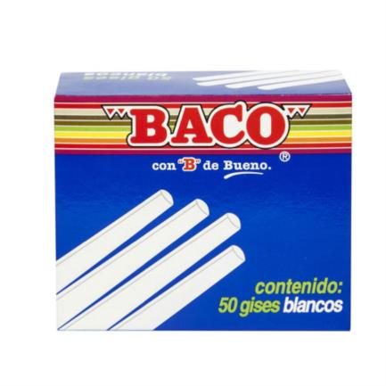 Gis Baco G-50 Blanco Cajita C/50 Pzas