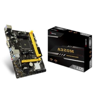 Tarjeta madre biostar a320mh ddr4 hdmi vga pcie soc am4 a-series ryzen