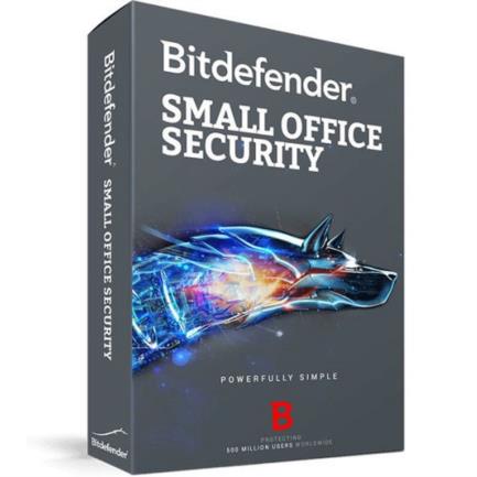 Licencia antivirus bitdefender small office security 1 server+10 usuarios caja