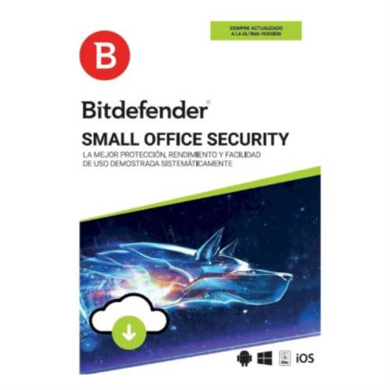 Licencia antivirus bitdefender esd small office security 3 años 15 usuarios + 1 server
