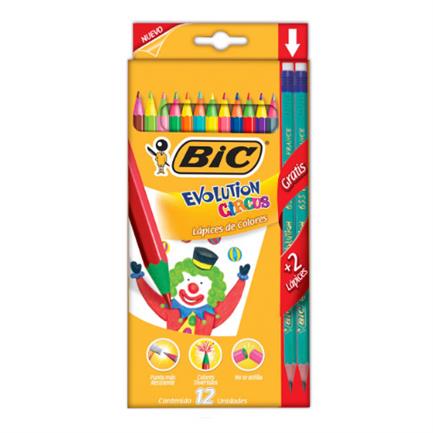 Colores bic evolution circus c/12