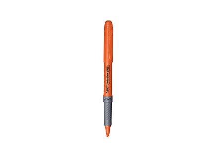 Marcador bic brite liner grip naranja gbl-12 c/12