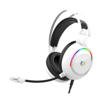 Audífonos Gamer Balam Rush Hesix II HS688 para Xbox OneXbox Series XSNintendo SwitchPCSmartphone Alámbrico 3.5mm Blanco