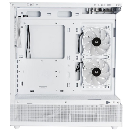 Gabinete Gamer Balam Rush Media Torre Tank Super 9200 TB Max MB ATX USB C 3.1/xUSB 3.0/USB 2.0 ARGB Blanco