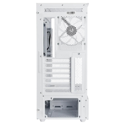 Gabinete Gamer Balam Rush Media Torre Tank Super 9200 TB Max MB ATX USB C 3.1/xUSB 3.0/USB 2.0 ARGB Blanco 3