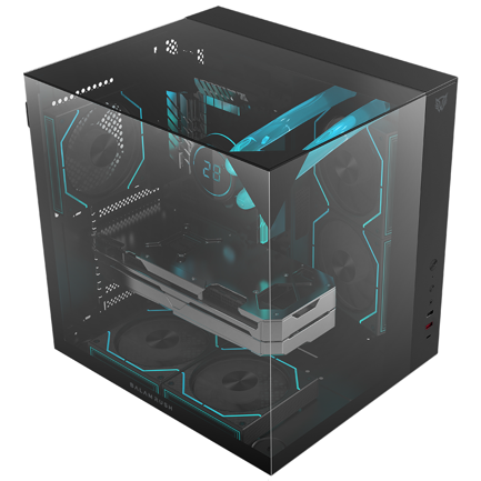 Gabinete Gamer Balam Rush Media Torre Tank Majestic 6600 Legend Negro