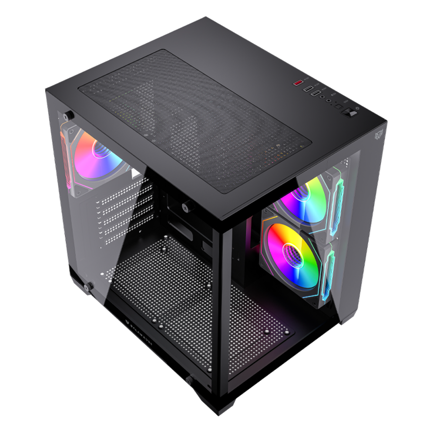 Gabinete Gamer Balam Rush Mini Torre Tank Glow Max 3900 Balam Rush Negro 2