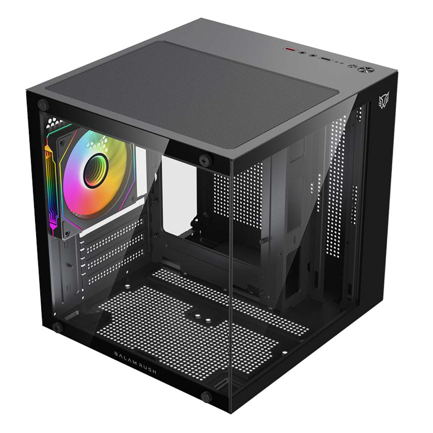 Gabinete Gamer Balam Rush Compact Mini Torre Tank Glow Mini 3500 Negro 2
