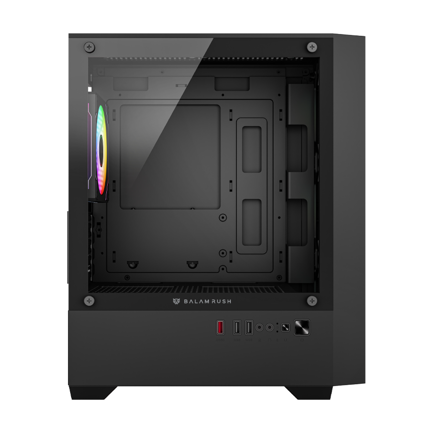 Gabinete Gamer Balam Rush Compact Mini Torre Nitrox Edge Pro Crystal 4900C Negro 2