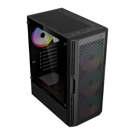 Gabinete Gamer Balam Rush Compact Media Torre Dragonfly Ventra GM570 / Negro