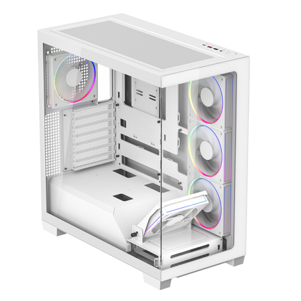 Gabinete BALAMRUSH TANK POLAR 7900 Mid-Tower ATX-Micro-ATX/ITX USB 2.0 3.0 Incluye 5 Ventiladores Sin Fuente White 3