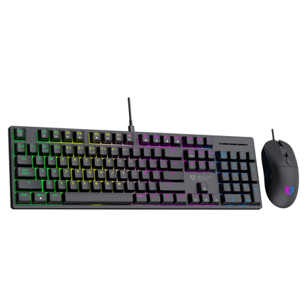 Combo Gamer Balam Rush Fusion Vanguard CKG690 Teclado Mecánico 104 Teclas Mouse 6D 7200 DPI Backlight Azender Negro 3