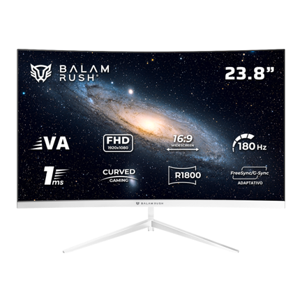 Monitor Gamer Balam Rush Curvo 23.8 VA / Andromeda MAG24Y Balam Rush/ Legend Blanco 5