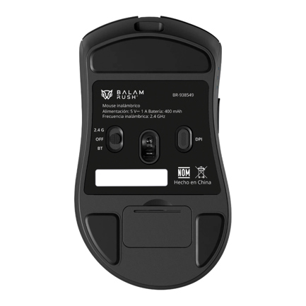 Mouse Gamer Balam Rush Inalámbrico Drift Perform MG5 12000 DPI Pixel 3311 Ultra Ligero Bluetooth 2.4GHz Legend Negro 2