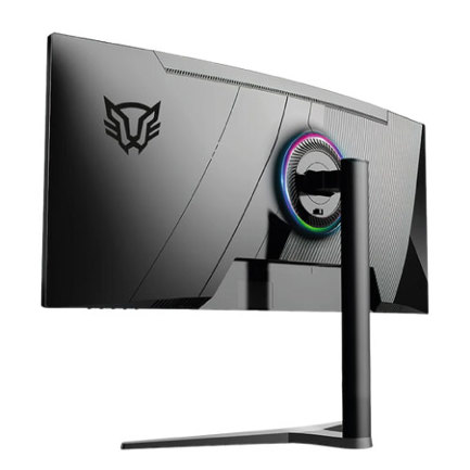 Monitor Balam Rush 34" Gaming Curvo Ultra Explorer MXT34P 34VA UWQHD R1500 HDR Altura Ajustable HDMI DP VES 3