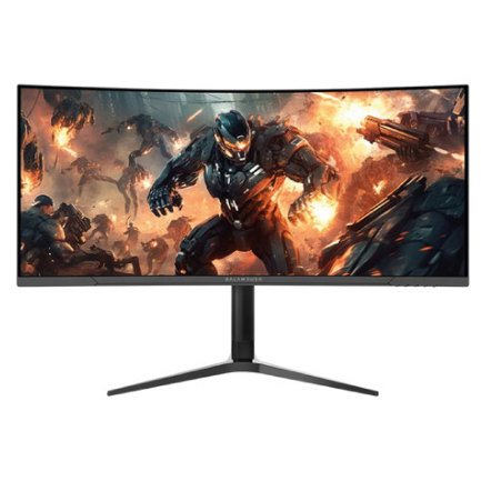 Monitor Balam Rush 34" Gaming Curvo Ultra Explorer MXT34P 34VA UWQHD R1500 HDR Altura Ajustable HDMI DP VES 6