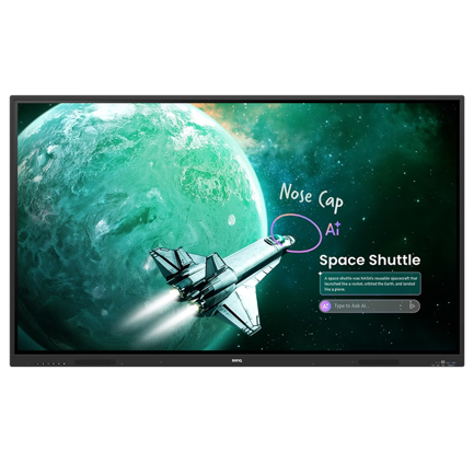 Pantalla BenQ RE8605A Interactiva 86 DLED UHD 3840X2160 SO Android 16 (EDLA)