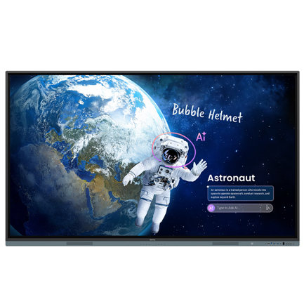 Pantalla Interactiva BenQ RM8605 86 4K UHD 3840X2160 Android 15 Panel Anti-gérmenes