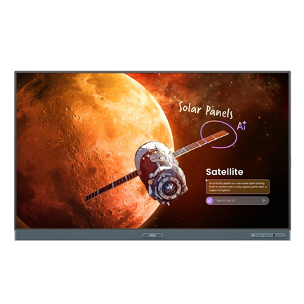Pantalla BenQ RP8605 Interactiva 86 UHD 3840X2160/18-7/Android 15/DLED