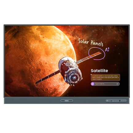 Pantalla Interactiva BenQ RP6505 Interactiva 65 UHD 3840X2160/18-7/Android 15/DLED
